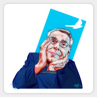 Milos Forman - An illustration by Paul Cemmick Sticker